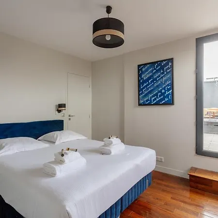 Private Studio Rooftop & Tour Eiffel View Apartment Boulogne-Billancourt